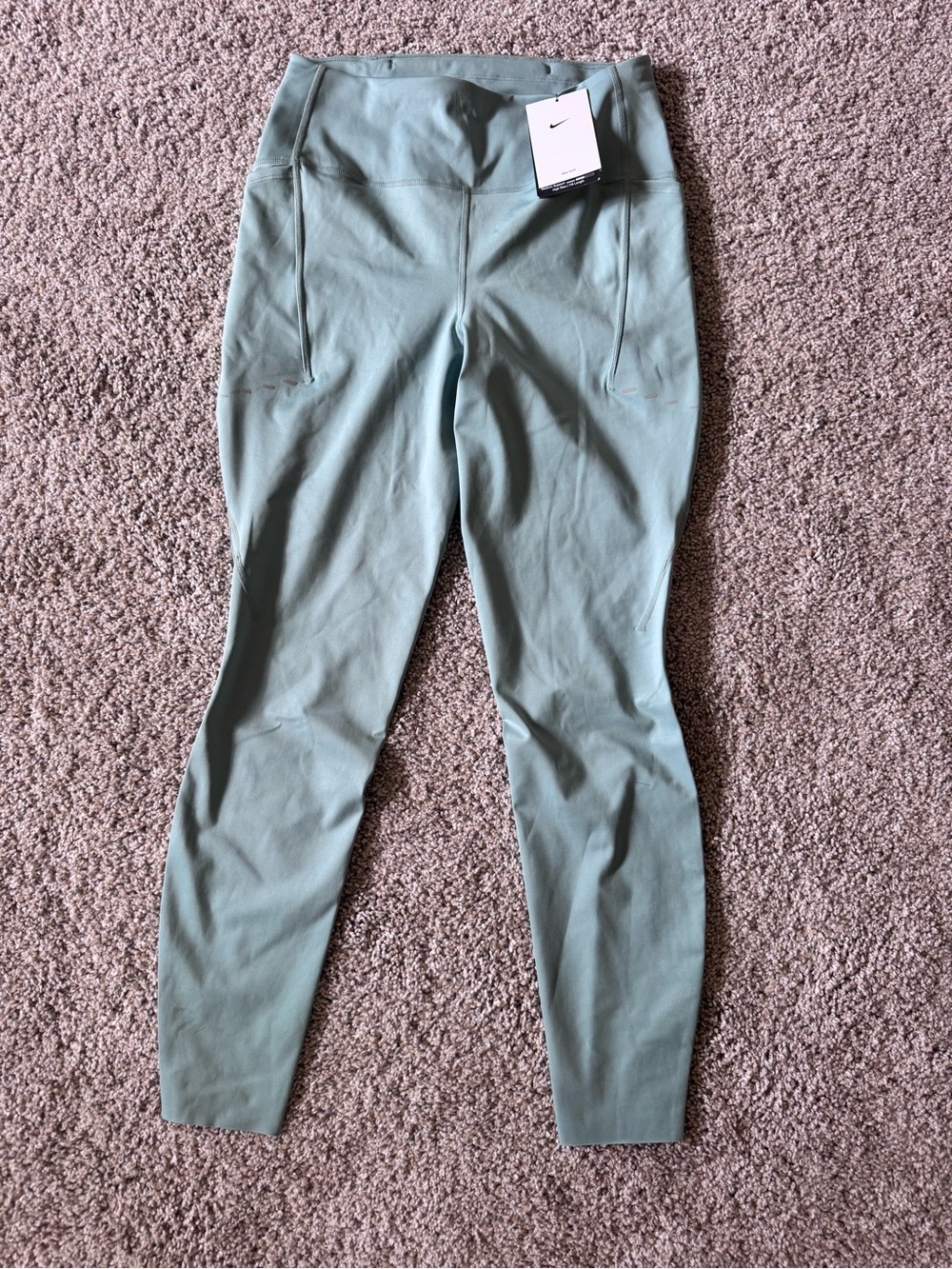 NWT Nike Swift Sage Green Dri Fit High Rise Leggings